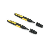 Stanley Pennarello permanente FatMax nero, fine, 2pz. Quantità:2