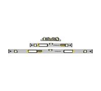 FATMAX STANLEY XTREME Pacchetto triplo livello, include livella a trave da 60 cm, livella a trave da 120 cm e livella magnetica a siluro, FMHT43681-1