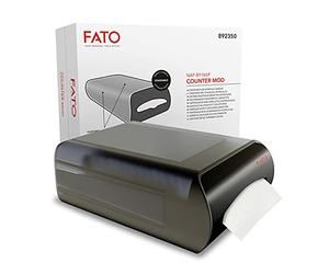 Fato - Dispenser Sovrapponibile Counter Mod per Tovaglioli Intercalati 16x24, Sistema Nap-by-Nap, Utilizzabile su Tavolo o Bancone, ABS, Colore Nero