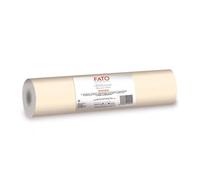 FATO - Runner da Tavola, Effetto Tessuto, Dimensione 0.4x24 m, Pretagliato ogni 1.20 m, Confezione da 20 Runner, Carta a secco, Airliad, Alta Qualità, Colore Ivory