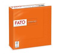 50 TOVAGLIOLI CARTA 33X33CM 82621400 2 VELI ARANCIO FATO