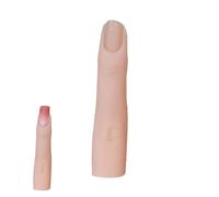 Fatta - Pratica Unghie In Silicone Con Articolazione Flessibile, Pratica Per Unghie In Acrilico, Di Allenamento Manicure In Silicone Pieghevole, Fatta P