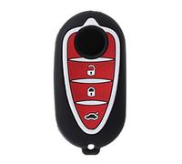 FATTERYU 3 Pulsanti Silicone Auto Portachiavi Caso Per Alfa Mito 159 GTO Mito Giulietta 4C GTA