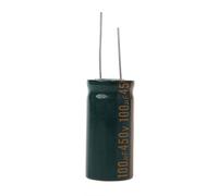 fatteryu Condensatore Radiale elettrolitico di capacità 450V 100uF ESR Basso ad Alta frequenza