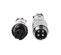 fatteryu Gx16 Butting Aviazione Maschio Connettore Femmina Spina 2/3/4/5/6/7/8 Pin-4 Pin