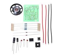 fatteryu NE555 Oscillatore Buzzer Elettronico DIY Tone Generator LED Kit 8R 0.25W Altoparlante