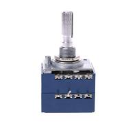 fatteryu Potenziometro RH2702 Albero Diviso dentato a 8 Pin 6MM Precisione 27 Tipo A100K 100K