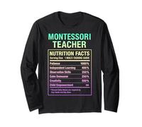 Fatti dell"insegnante Montessori Maglia a Manica