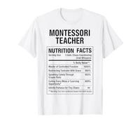Fatti dell"insegnante Montessori Maglietta
