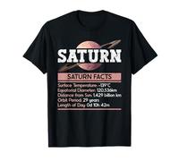 Fatti di Saturno - Space Saturn Planet Maglietta