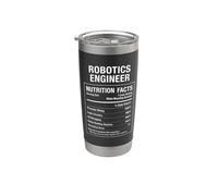 Fatti divertenti del costruttore di robot ingegnere robotico Bicchiere termico in acciaio inox doppia parete