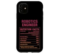 Fatti divertenti del costruttore di robot ingegnere robotico Custodia per iPhone 11