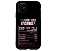 Fatti divertenti del costruttore di robot ingegnere robotico Custodia per iPhone 11