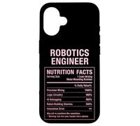 Fatti divertenti del costruttore di robot ingegnere robotico Custodia per iPhone 16