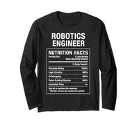 Fatti Divertenti del Costruttore di Robot Ingegnere robotico Maglia a Manica