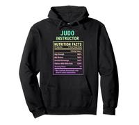 Fatti Divertenti dell'istruttore di Judo Felpa con Cappuccio