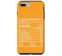 Fatti nutrizionali del melone Divertente etichetta di frutta Art Custodia per iPhone 7 Plus/8 Plus