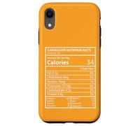Fatti nutrizionali del melone Divertente etichetta di frutta Art Custodia per iPhone XR