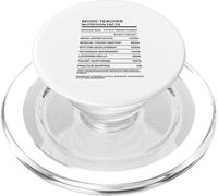 Fatti nutrizionali per insegnanti di musica PopSockets PopGrip per MagSafe