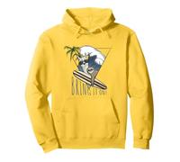 Fatti sotto! Llama e Bradipo Surf Art Lifestyle Fun Felpa con Cappuccio