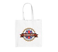 Fatto A Banbury - Borsa In Tela - Città Nativa Nata A Oxfordshire Regalo
