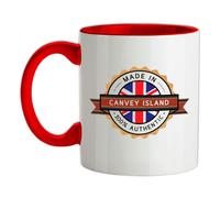 Fatto A Canvey Island - Tazza In Ceramica - Amore Nato Per La Città Vivente
