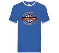 Fatto A Cirencester - Ringer Uomo - Città Del Paese Amore Viva La Patria