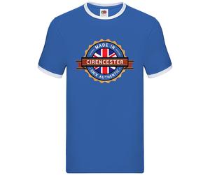 Fatto A Cirencester - Ringer Uomo - Città Del Paese Amore Viva La Patria