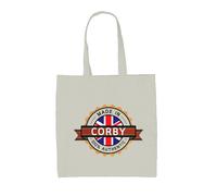 Fatto A Corby - Borsa In Tela - Città Nativa Nata A Northamptonshire Regalo