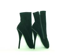 Fatto a Mano Ballet Stivali Scamosciato Tacchi 12cm Novelty Poland Taglia 40-47