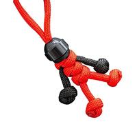 Fatto a mano Building Block Portachiavi Biker Casco Pendente Zaino Corda Pendente Appeso V9P9 Paracord Doll Bag Portachiavi Giocattolo Intrecciato