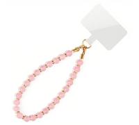 Fatto a mano Cristallo Turchese Agata Bead Phone Strap Portachiavi Leggero Stabile 8mm Perline Accessorio Gioielli Personalizzato Bead Portachiavi Regalo, A, Taglia unica