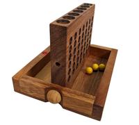 Fatto A Mano IN Legno Quattro Un Fila - Classico Divertente, Intelligente Design