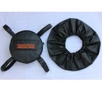 Fatto a Mano Lambretta li Sx Gp TV Ruota di Scorta Borsa & Stepney Cover Per 10