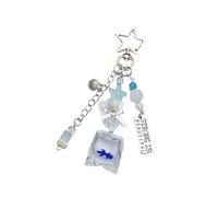 Fatto a mano Perline Cinghia Telefono Perle Disegni Adorabile Pesce Ciondolo Per Amico E Famiglia Oceani Blu
