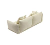 Fatto a mano Piccolo Divano Case Delle Bambole Divano Singolo Set Divano In Legno Loveseat Posto Per Realistiche Camera Da Letto Scene Dollhouses Accessori Divano