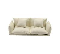 Fatto a mano Piccolo Divano Case Delle Bambole Divano Singolo Set Divano In Legno Loveseat Posto Per Realistico Camera Da Letto Scene Divano Per Modelli Architettonici