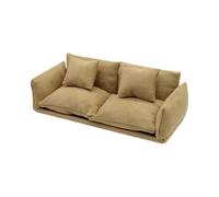 Fatto a mano Piccolo Divano Case Delle Bambole Divano Singolo Set Divano In Legno Loveseat Posto Per Realistico Camera Da Letto Scene Divano Per Modelli Architettonici