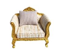 Fatto a mano Piccolo Dollhouses Divano Singolo Set Divano In Legno Loveseat Posto Per Realistico Camera Da Letto Scene Moderno Divano In Miniatura Per Casa Delle Bambole