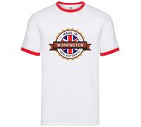 Fatto A WORKINGTON - Ringer Da Uomo - Città Nativa Cumbria Nato In