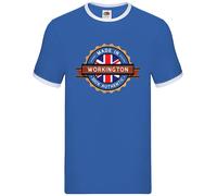 Fatto A WORKINGTON - Ringer Da Uomo - Città Nativa Cumbria Nato In