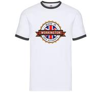 Fatto A WORKINGTON - Ringer Da Uomo - Città Nativa Cumbria Nato In