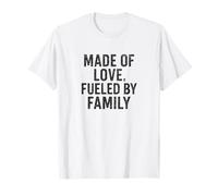 Fatto d"amore, Alimentato dalla famiglia. citazione di famiglia vintage. Maglietta