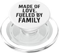 Fatto d"amore, Alimentato dalla famiglia. citazione di famiglia vintage. PopSockets PopGrip per MagSafe
