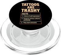 Fatto del tatuaggio Trashy Tattoo Umorismo Espressione di sé Identità PopSockets PopGrip per MagSafe