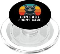 Fatto divertente Gatto Non mi importa Umoristico PopSockets PopGrip per MagSafe