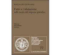 Fatto e valutazione nella teoria del negozio giuridico