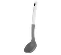 Fatto in Casa da Benedetta Mestolo in Silicone alimentare e Anima in Acciaio - Antigraffio per Pentole, Padelle e Stoviglie - Lunghezza 32 cm (Colore Grigio)