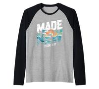 Fatto Nuovo Battesimo Camicia Cristiana Camicie per Giovani Battezzati Maglia con Maniche Raglan