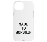 Fatto per adorare. citazione sull"identità cristiana. Custodia per iPhone 15 Plus